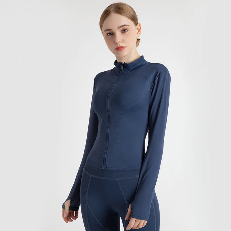 Brianna | Sport Jacket Zipper Yoga Coat Clothes