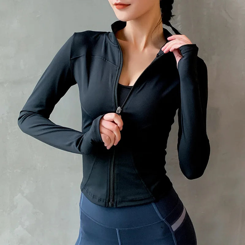 Brianna | Sport Jacket Zipper Yoga Coat Clothes