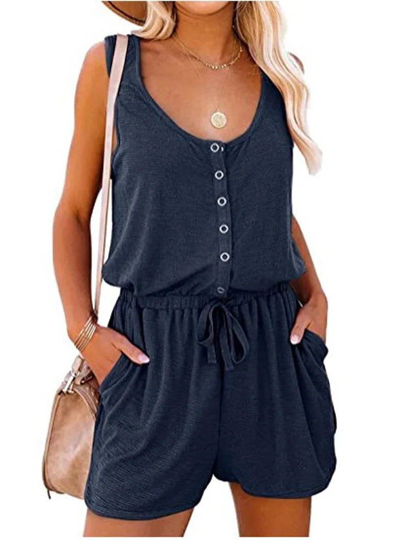Makenna | Cross-Border Sleeveless Jumpsuit