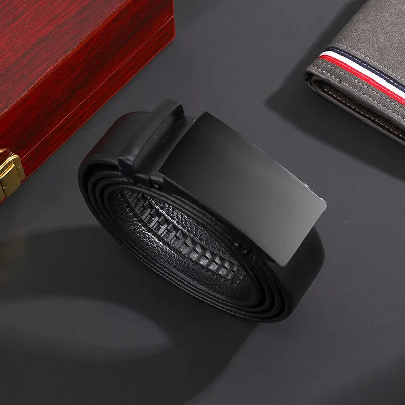 Jason | Faux Leather Trouser Belt - TrendHavenCo