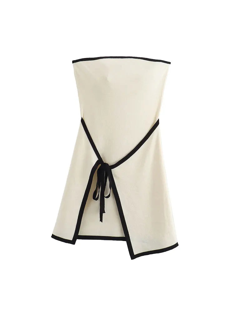Faith | Contrasting Knitted Mini Dress