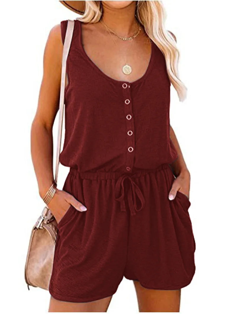 Makenna | Cross-Border Sleeveless Jumpsuit