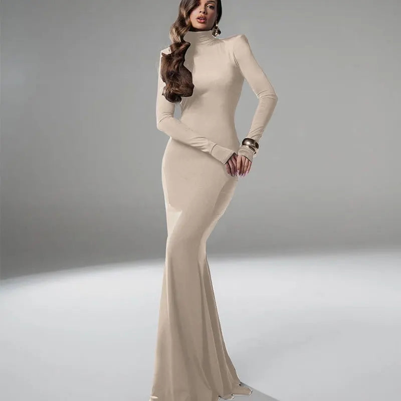 Mackenzie | Sexy Solid Backless Elegant Dress