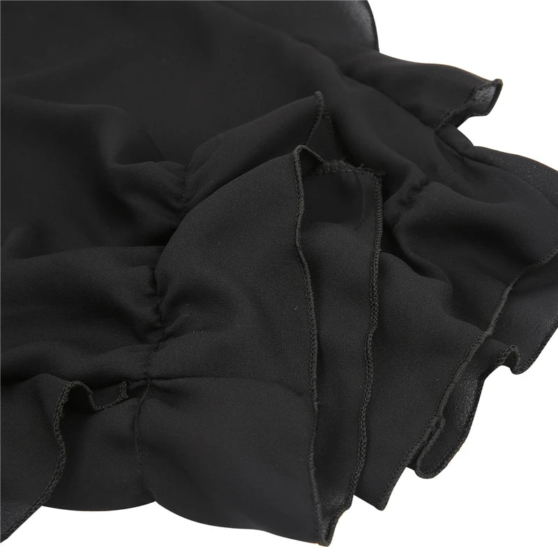 Raven | Chiffon Solid Color Shirts