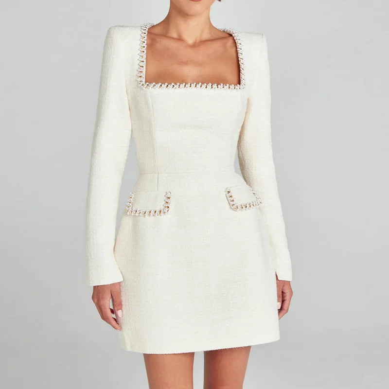 Flor | Patchwork Sexy Party Dress - TrendHavenCo