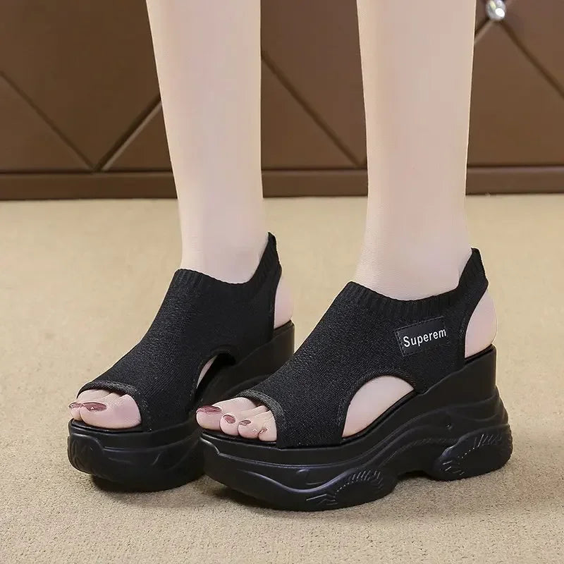 Daleyza | Knitting Mesh Breathable Wedge Platform