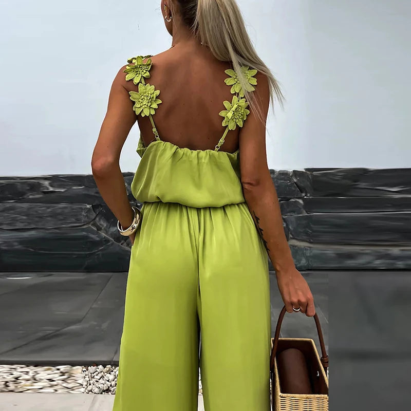 Nadia | Loose Long Pants Jumpsuit