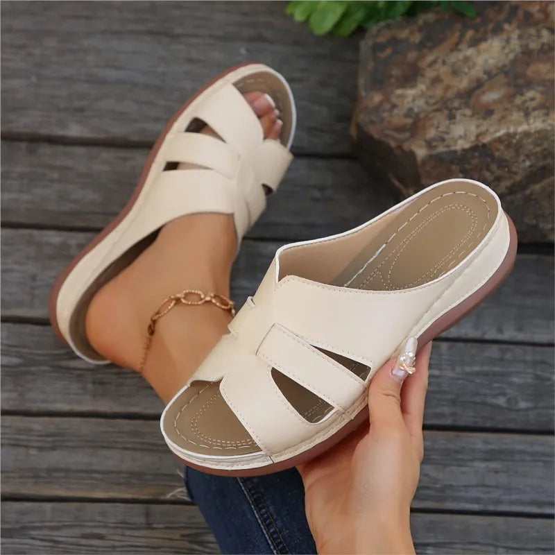 Romina | Slides Sandals Ladies Wedge