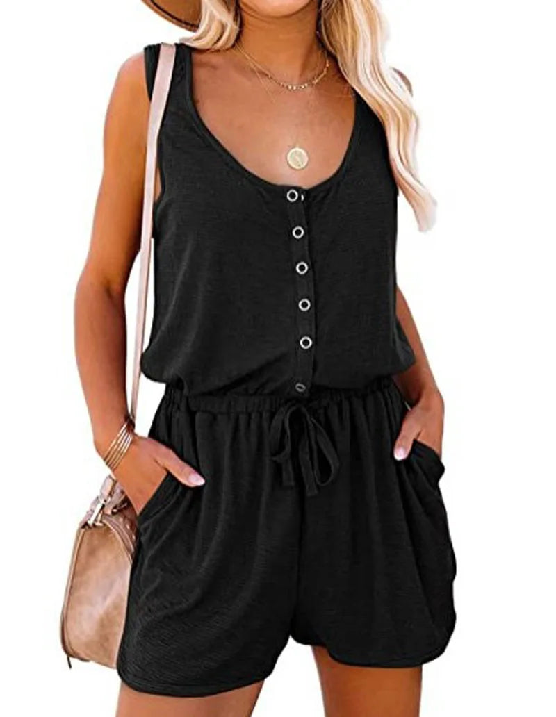 Makenna | Cross-Border Sleeveless Jumpsuit