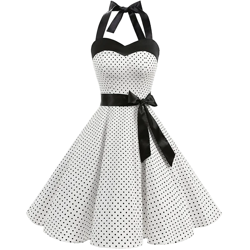 Malani | Summer Sexy Retro Halter Vintage Dress