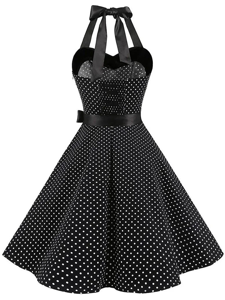 Malani | Summer Sexy Retro Halter Vintage Dress