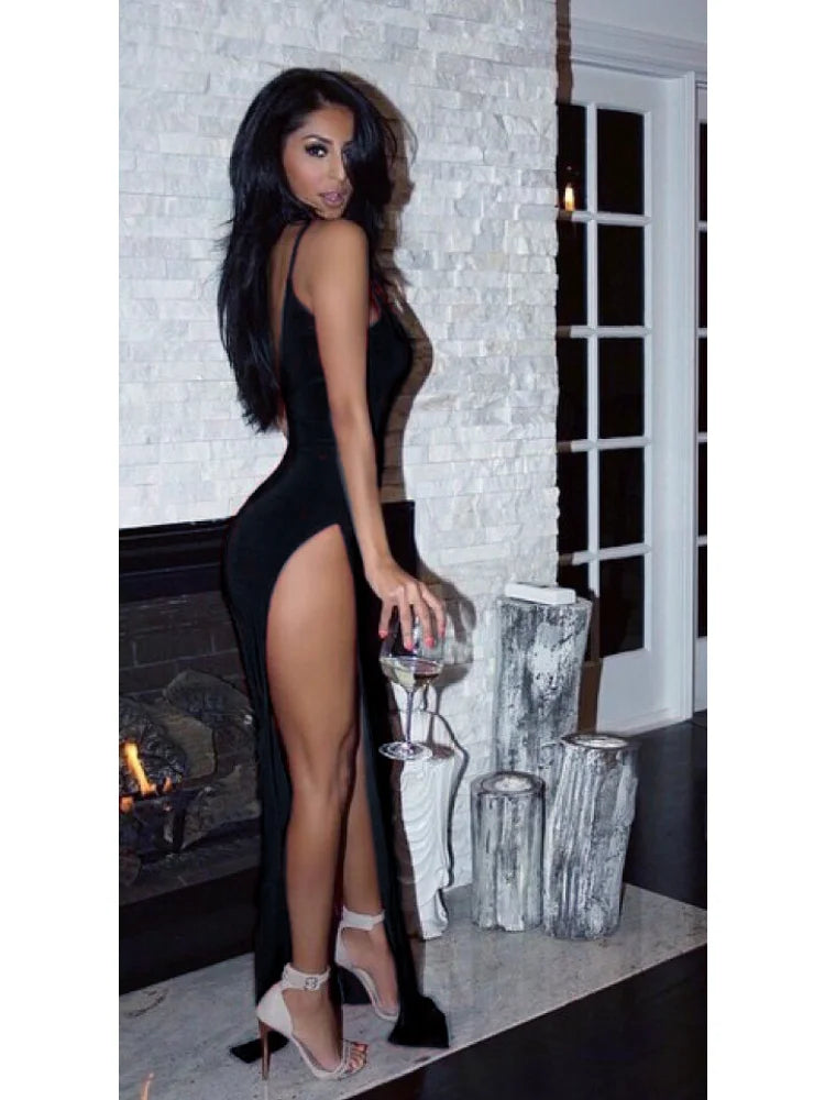 Cataleya | Deep V Low Cut High Elastic Tight Dress