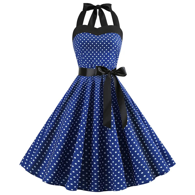Malani | Summer Sexy Retro Halter Vintage Dress