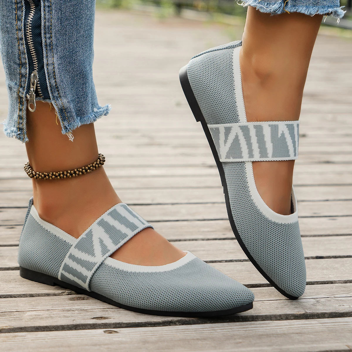 Gianna | Casual Color-block Flat Shoes - TrendHavenCo