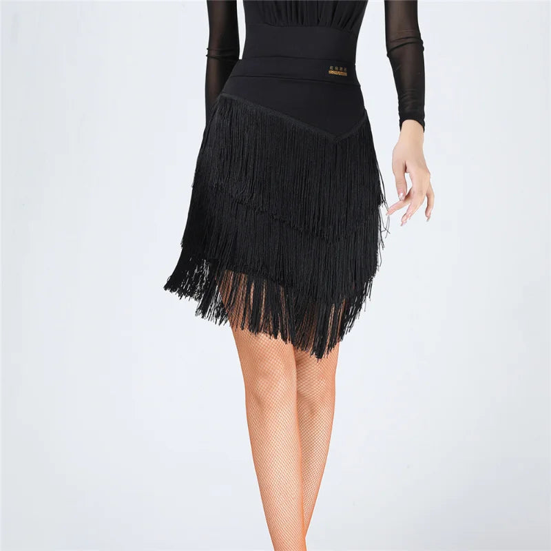 Rebecca | Latin Dance Tassel Dress