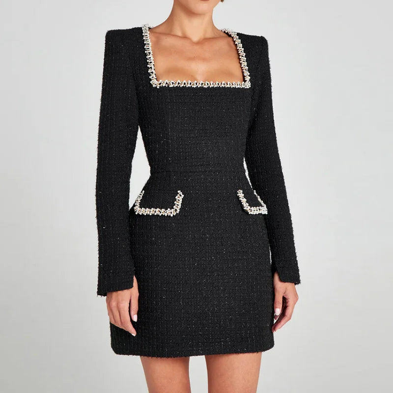 Flor | Patchwork Sexy Party Dress - TrendHavenCo