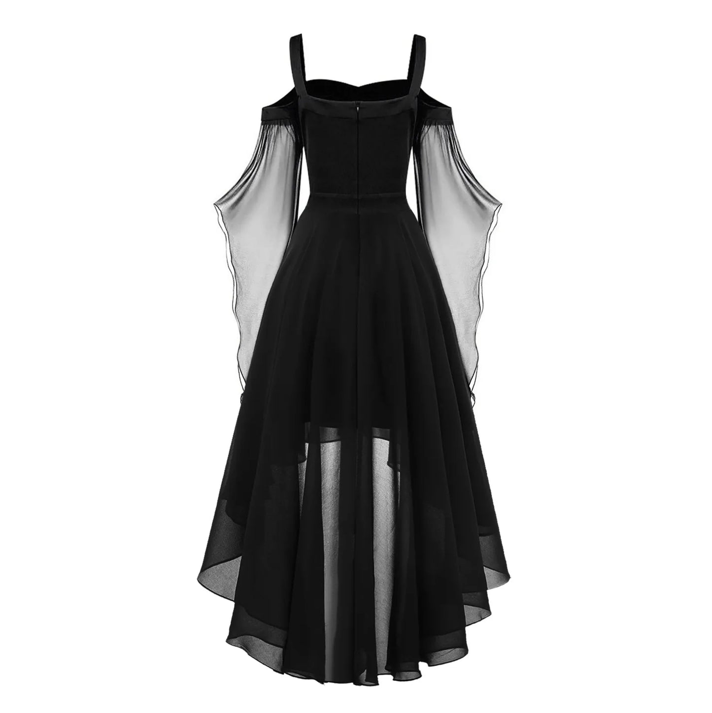 Palmer | Gothic Style Vintage Midi Medieval Dress