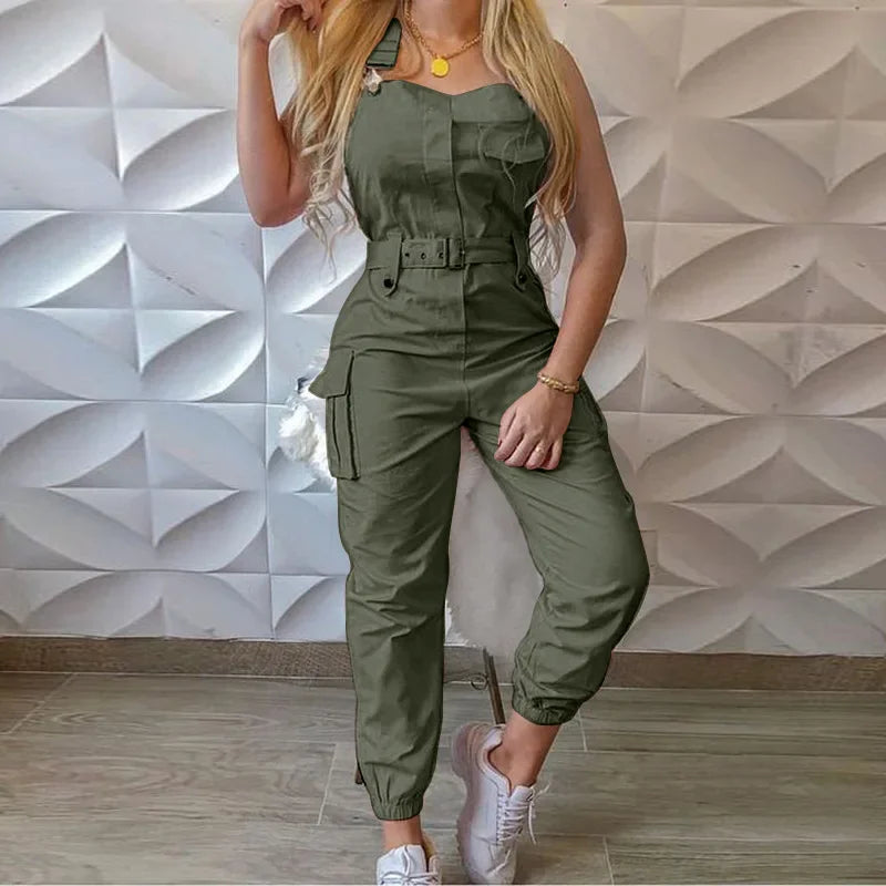 Katie | Loose Dungarees Long Rompers