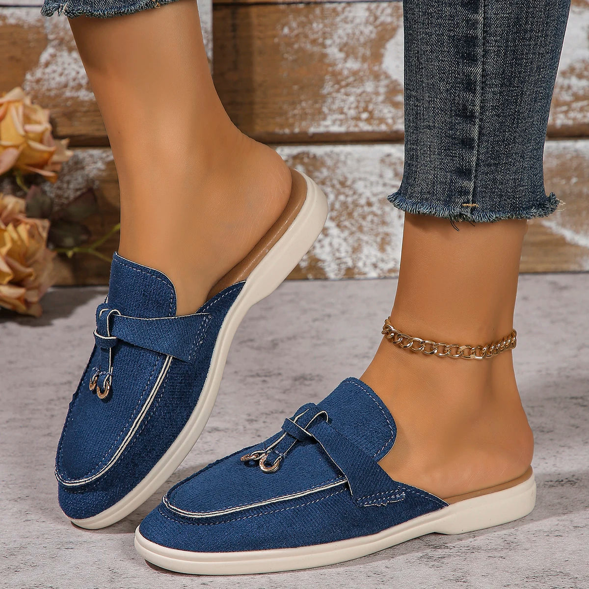 Olivia | Sneakers Flat Casual Shoes Slip on - TrendHavenCo