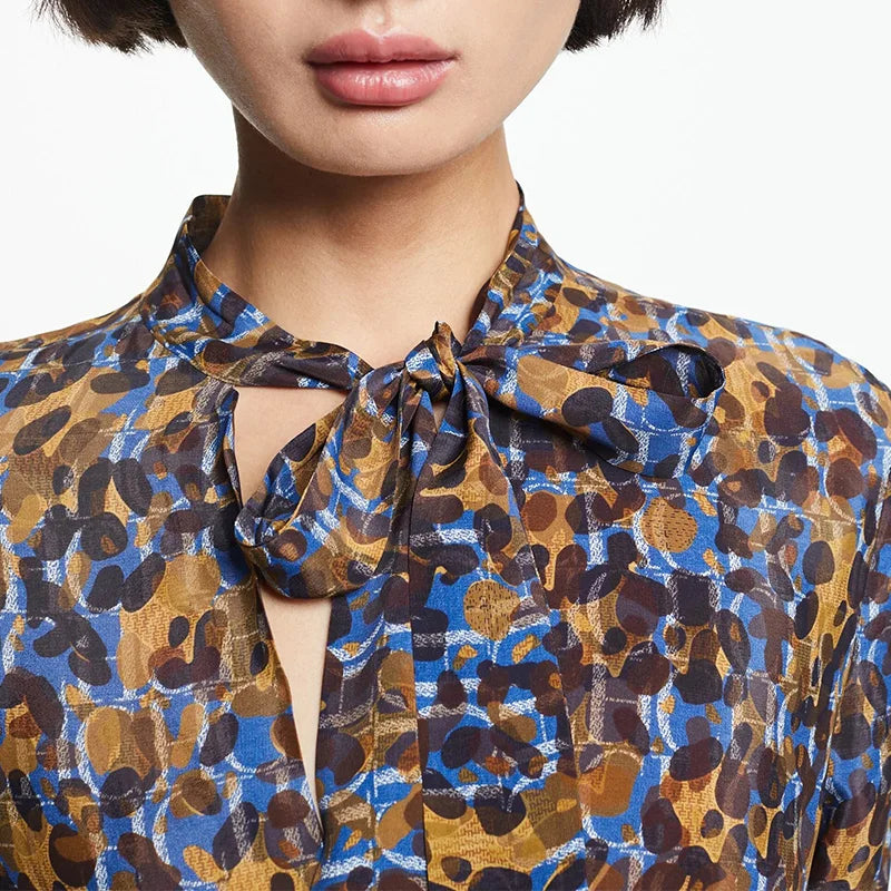 Noelle | Long Sleeved Shirt Dress Layered Skirt