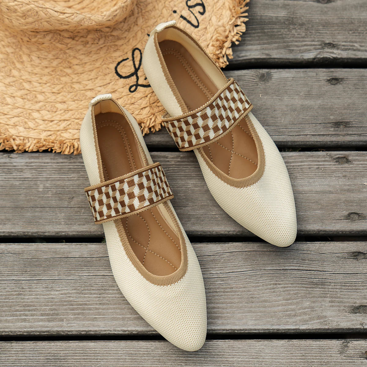 Gianna | Casual Color-block Flat Shoes - TrendHavenCo