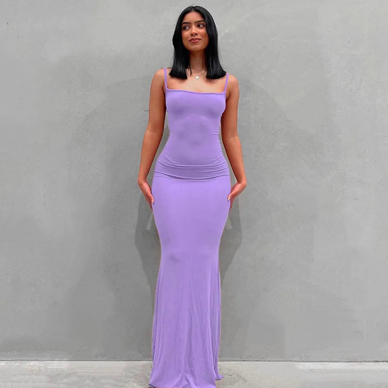 Dakota | Sexy Spaghetti Strap Long Dress