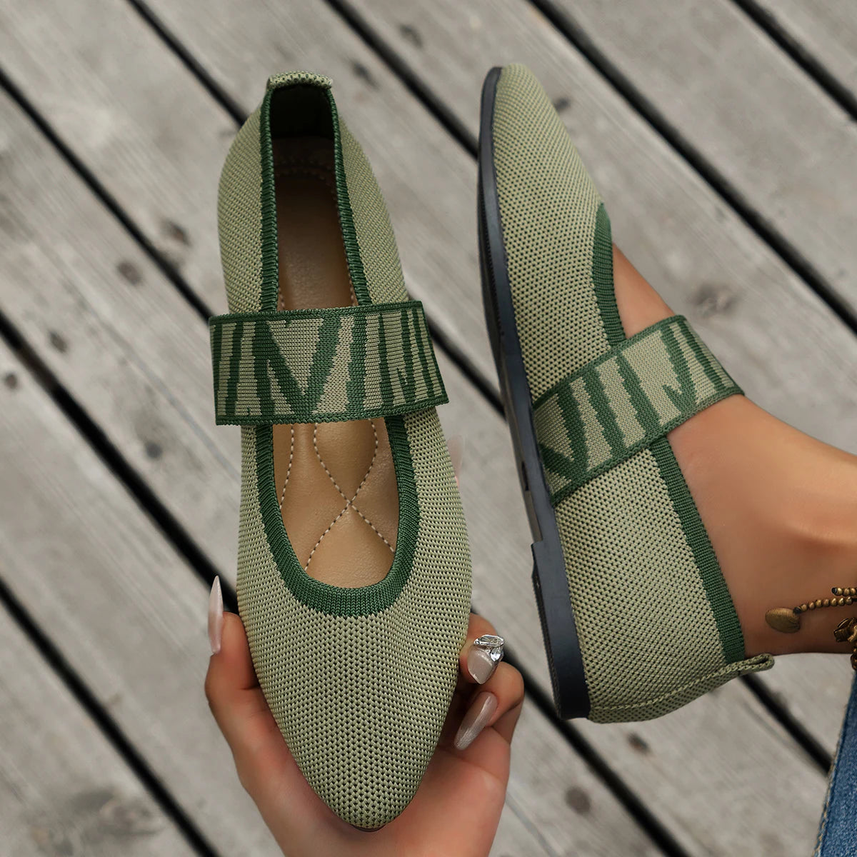 Gianna | Casual Color-block Flat Shoes - TrendHavenCo
