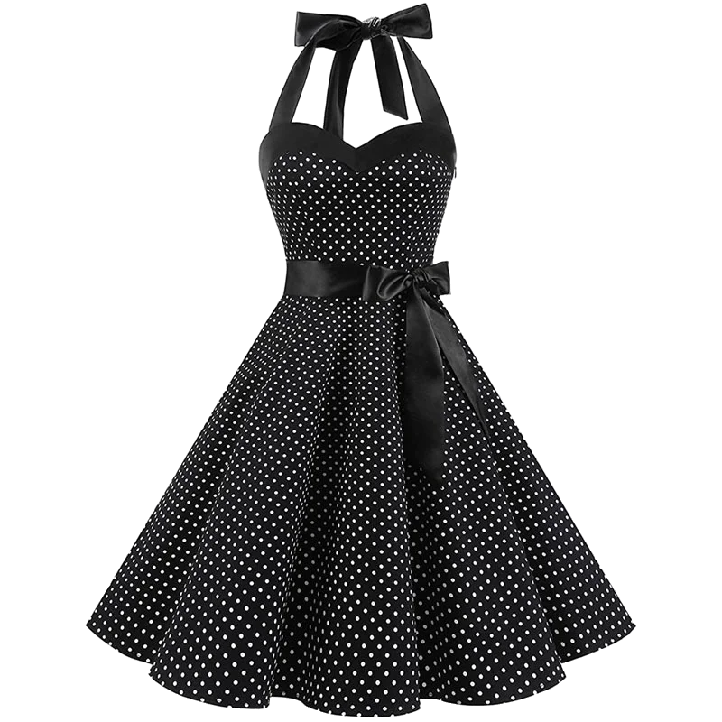 Malani | Summer Sexy Retro Halter Vintage Dress