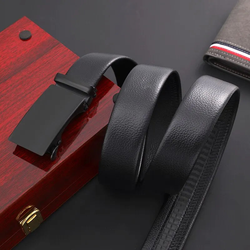 Jason | Faux Leather Trouser Belt - TrendHavenCo
