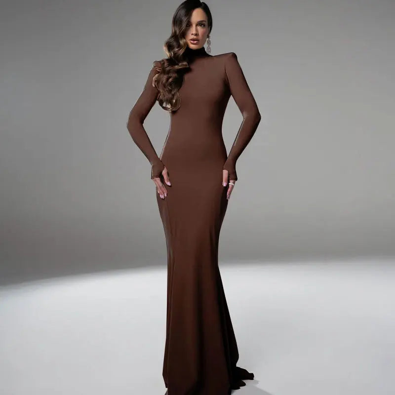 Mackenzie | Sexy Solid Backless Elegant Dress