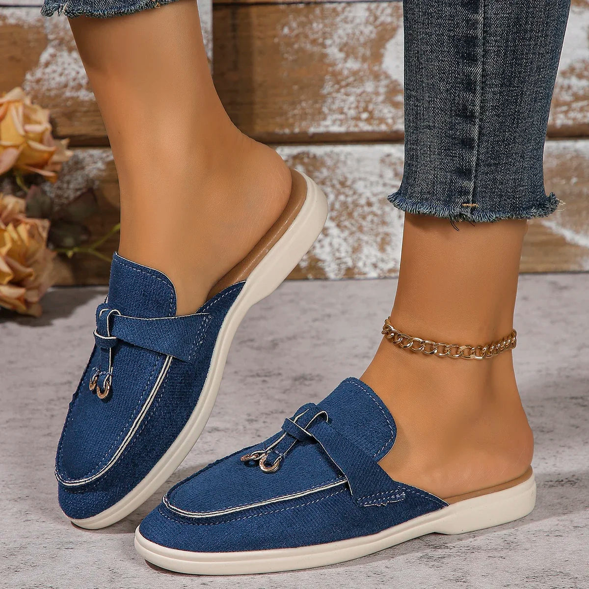 Olivia | Sneakers Flat Casual Shoes Slip on - TrendHavenCo
