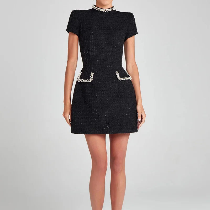 Flor | Patchwork Sexy Party Dress - TrendHavenCo