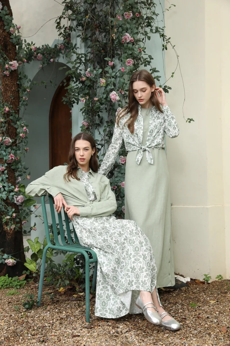Rylie | linen shirt + dress collection outfit