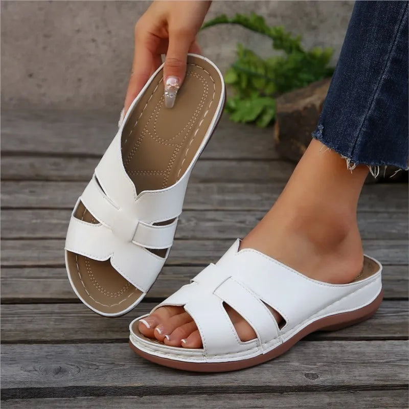 Romina | Slides Sandals Ladies Wedge