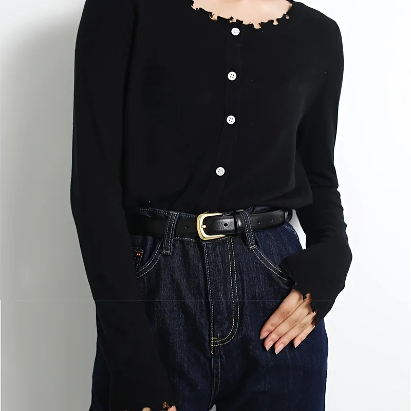 Chloe | Ladies Fashion Casual Belt - TrendHavenCo