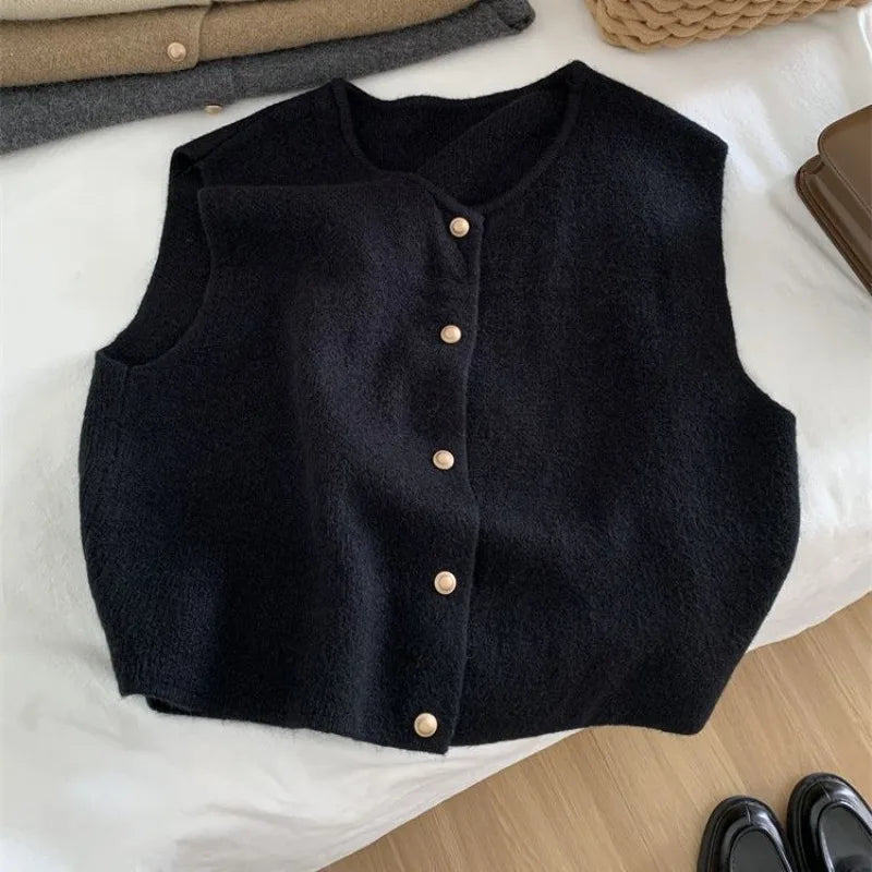 Emersyn | Crew Neck Short Sleeve Cardigan Coats