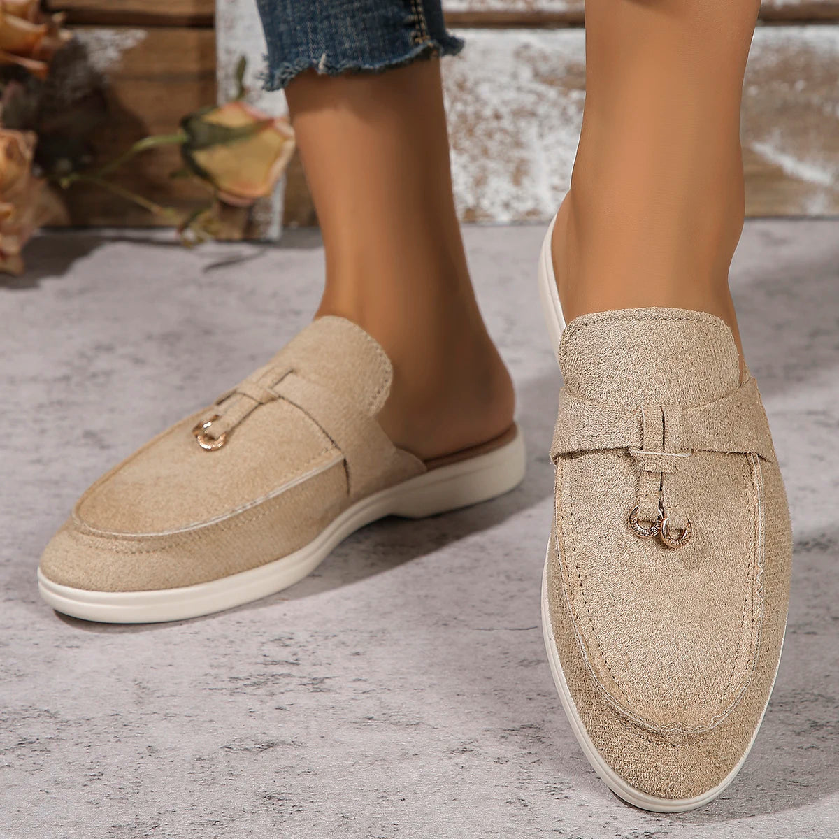 Olivia | Sneakers Flat Casual Shoes Slip on - TrendHavenCo