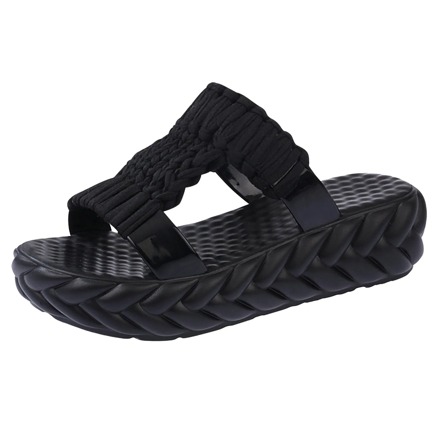Macie | Women Wedge Slides Sandals
