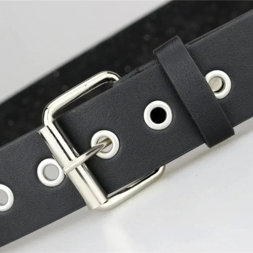 Mila | Square Bead Rivet Belt - TrendHavenCo