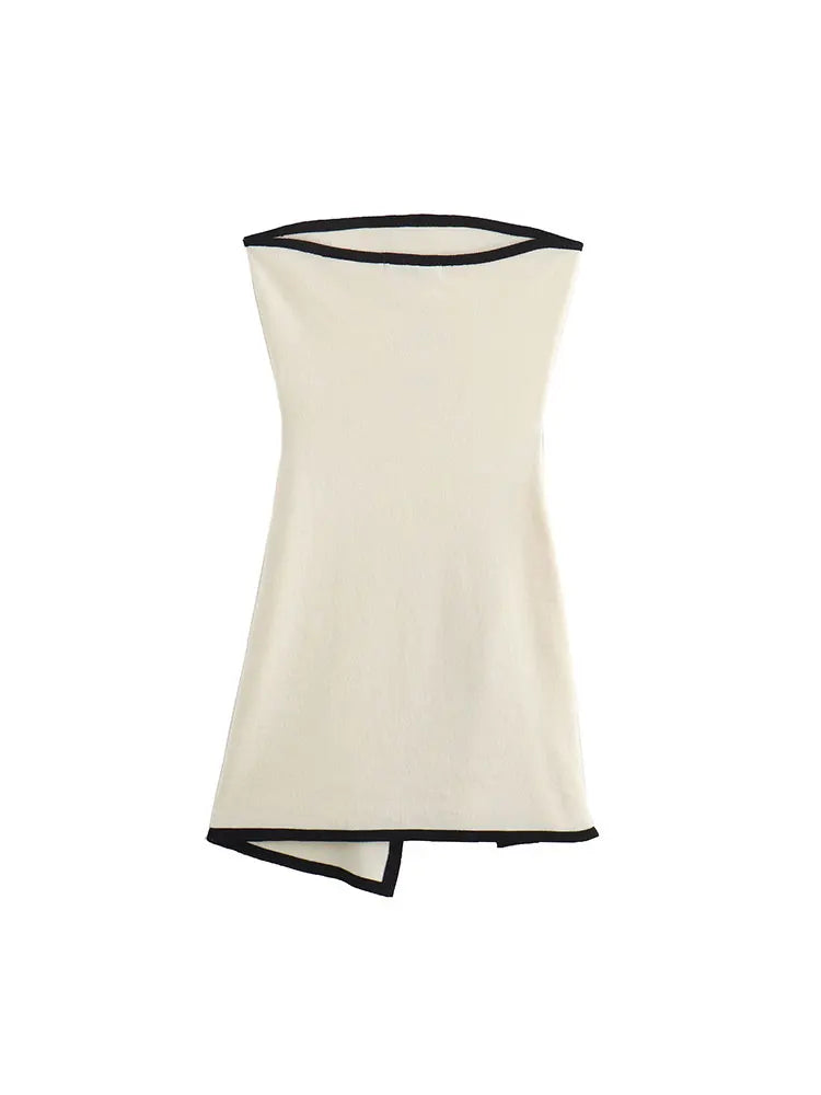 Faith | Contrasting Knitted Mini Dress