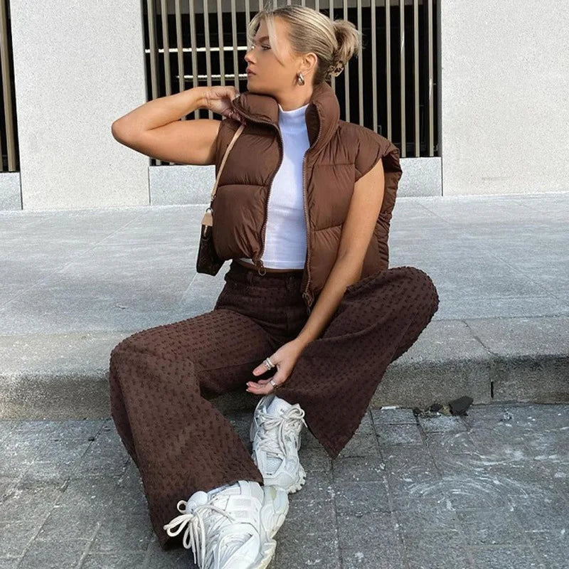 Bailey | Winter Short Down Sleeveless Vest