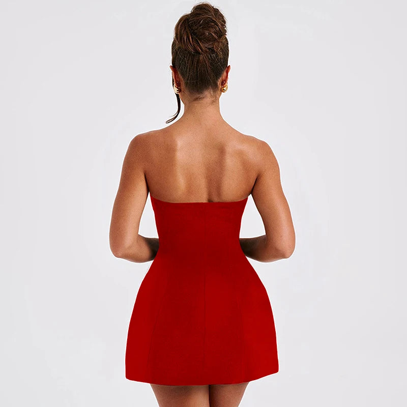 Fatima | Sexy A-Line Sleeveless Off Shoulder Dress