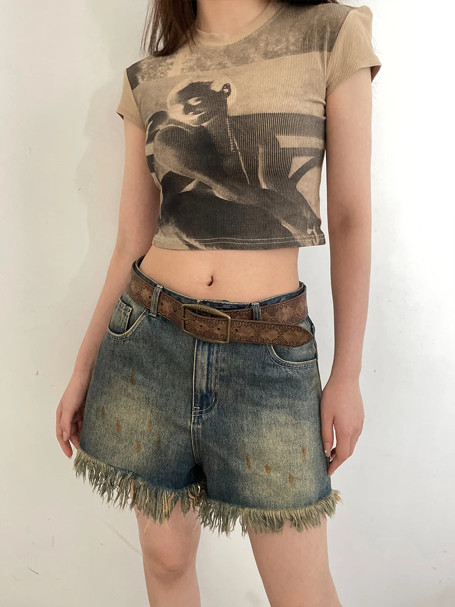 Grace | Retro Y2K PU Leather Belt - TrendHavenCo