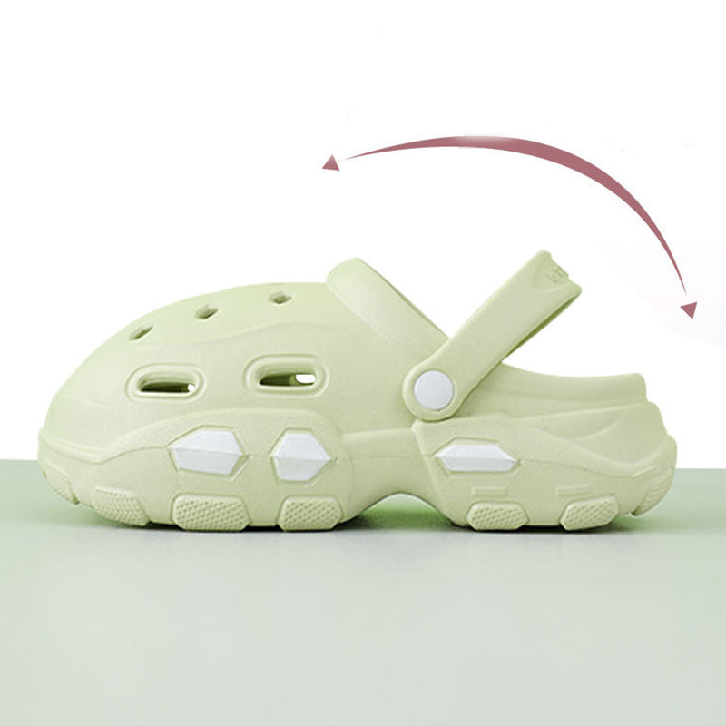 black garden clogs slip on outdoor shoes