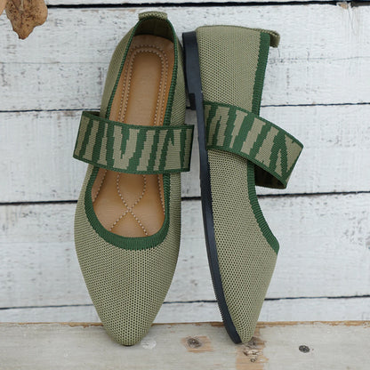 Gianna | Casual Color-block Flat Shoes - TrendHavenCo