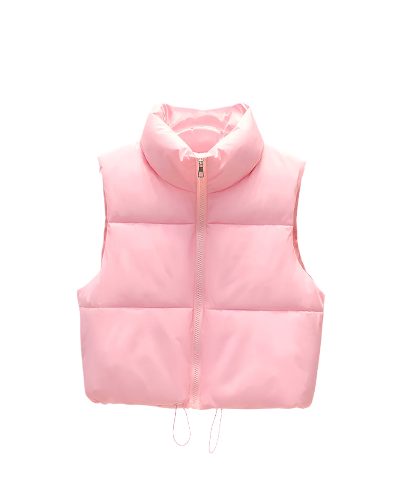 Phoebe | Short Down Vest Sleeveless Coats
