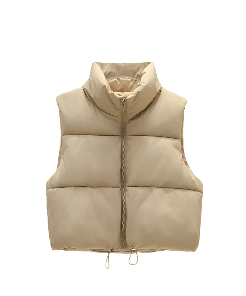 Phoebe | Short Down Vest Sleeveless Coats