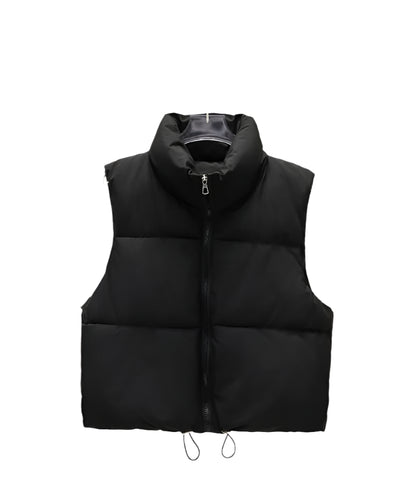 Phoebe | Short Down Vest Sleeveless Coats