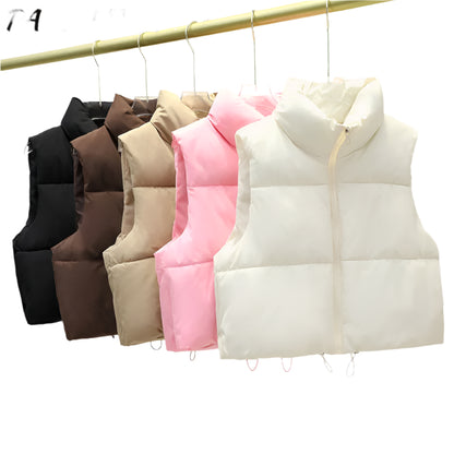 Phoebe | Short Down Vest Sleeveless Coats