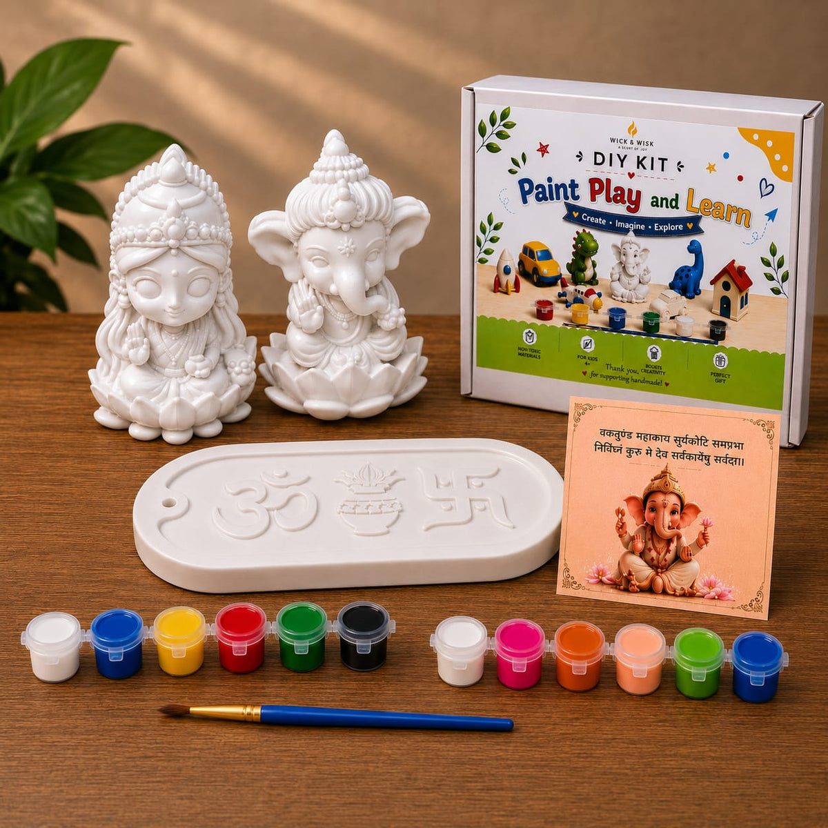 Celebrate Creativity with the DIY Ganesha Laxmi Painting Kit